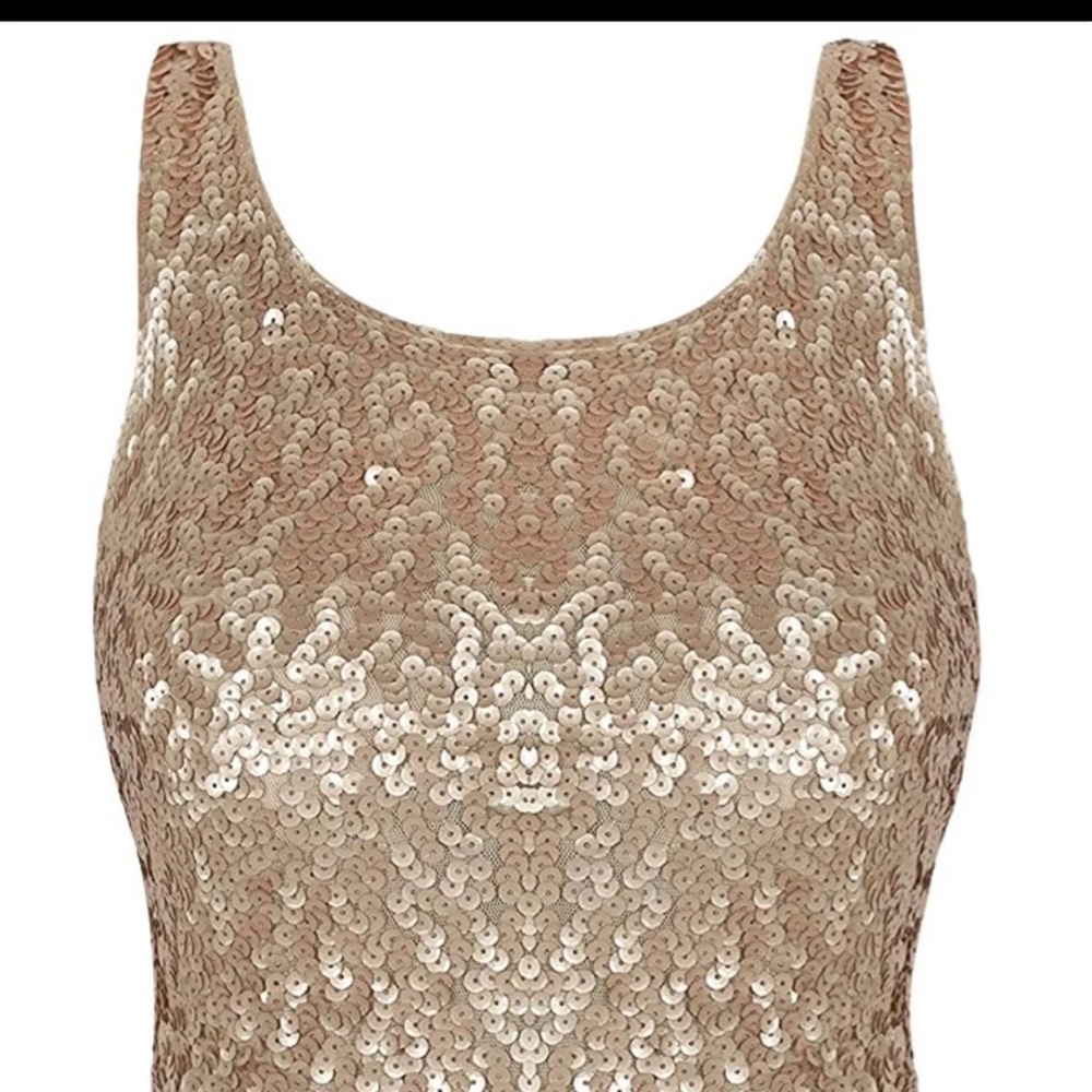 Glittered sequin top